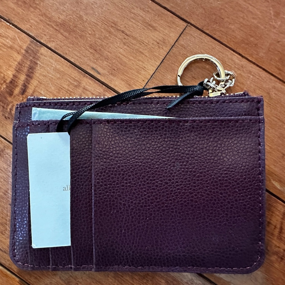 Brand New Without Tag - Kate Spade Keychain Wallet - Burgundy - Picture 2 of 2